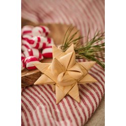 Stjerne t/ophng flettet spn