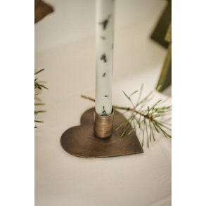 Hjerte lysestage f/1.3 cm 