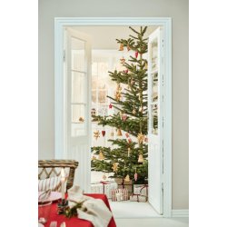 Stjerne t/ophng flettet spn