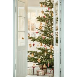 Stjerne t/ophng flettet spn