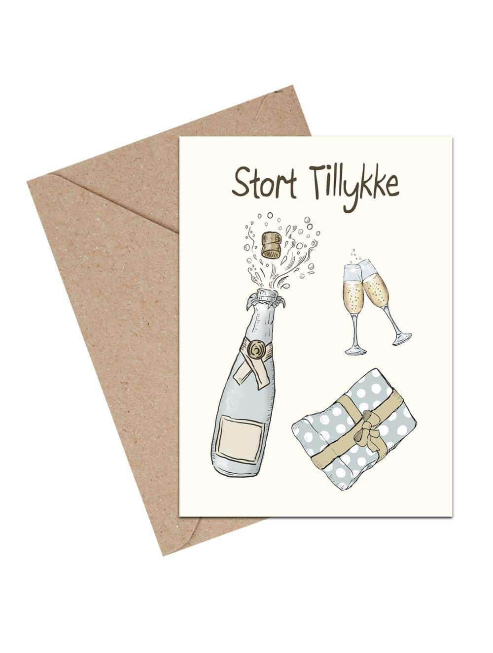 Stort tillykke champagne