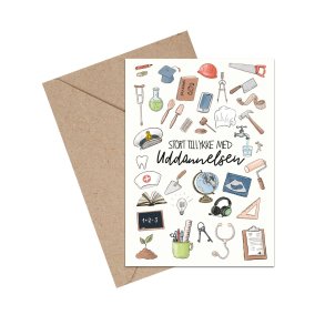 Tillykke med uddannelsen