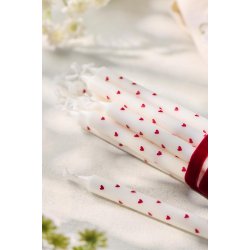 Kertelys m/rde hjerter