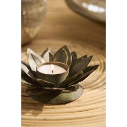 Stage t/fyrfadslys Lotus