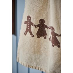 Viskestykke med peberkagefigur