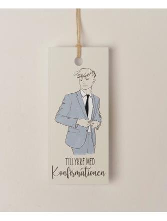 Tillykke med konfirmationen dreng