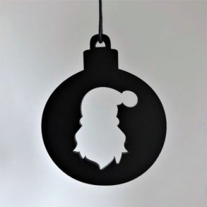 JULEKUGLE MED JULEMAND